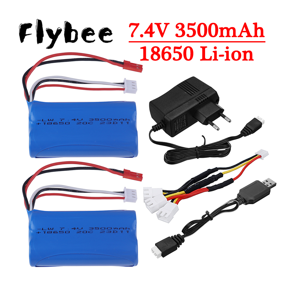 Rc Hobby Racing - Upgraded 3000mAh to 3500mAh 7.4V 18650