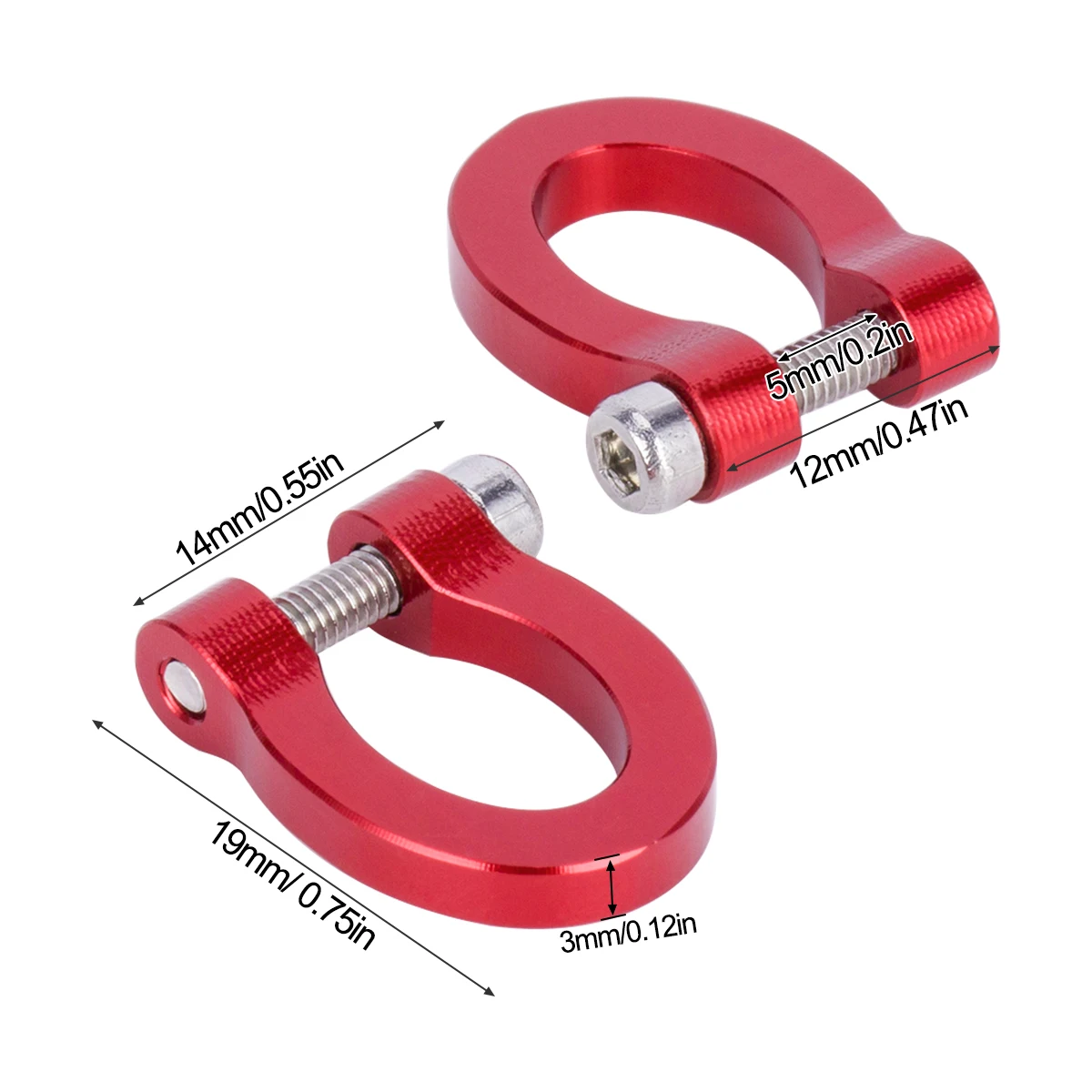CNC Aluminum Bumper D-ring Tow - Rc Hobby Racing avis et prix