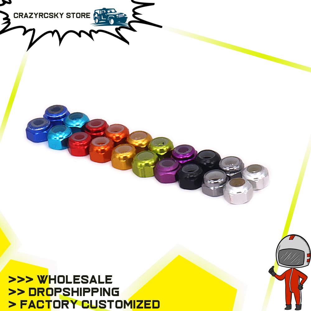 8pcs RCAWD Wheel Hex Lock Nut  - Rc Hobby Nut avis et prix
