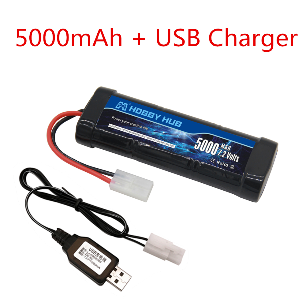 7.2V 5000mAh Ni-MH Battery Pac - Rc Hobby Racing avis et prix