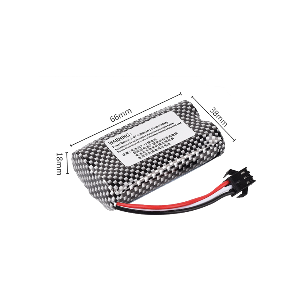 7.4V 1300mAh Li-ion Battery SM - Rc Hobby Charger avis et prix