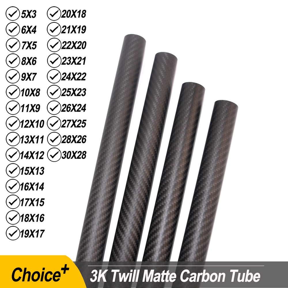 2Pcs 3K Pure Carbon Fiber Tube - Rc Hobby Youtube avis et prix
