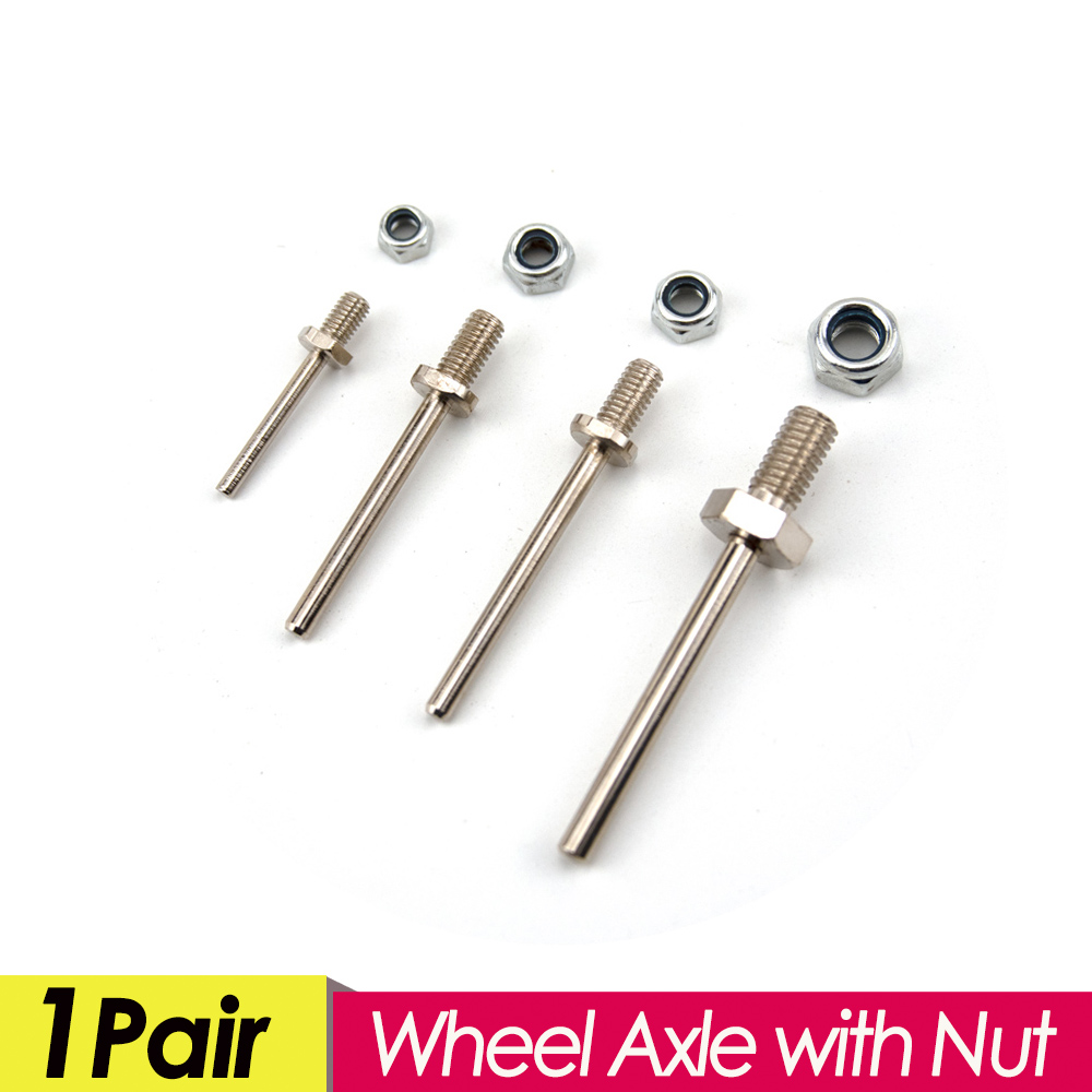 1Pair Wheel Axles Steel Shaft  - Rc Hobby Nut avis et prix